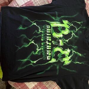 Black and Green Graphic T-Shirt BILLIE ELLISH